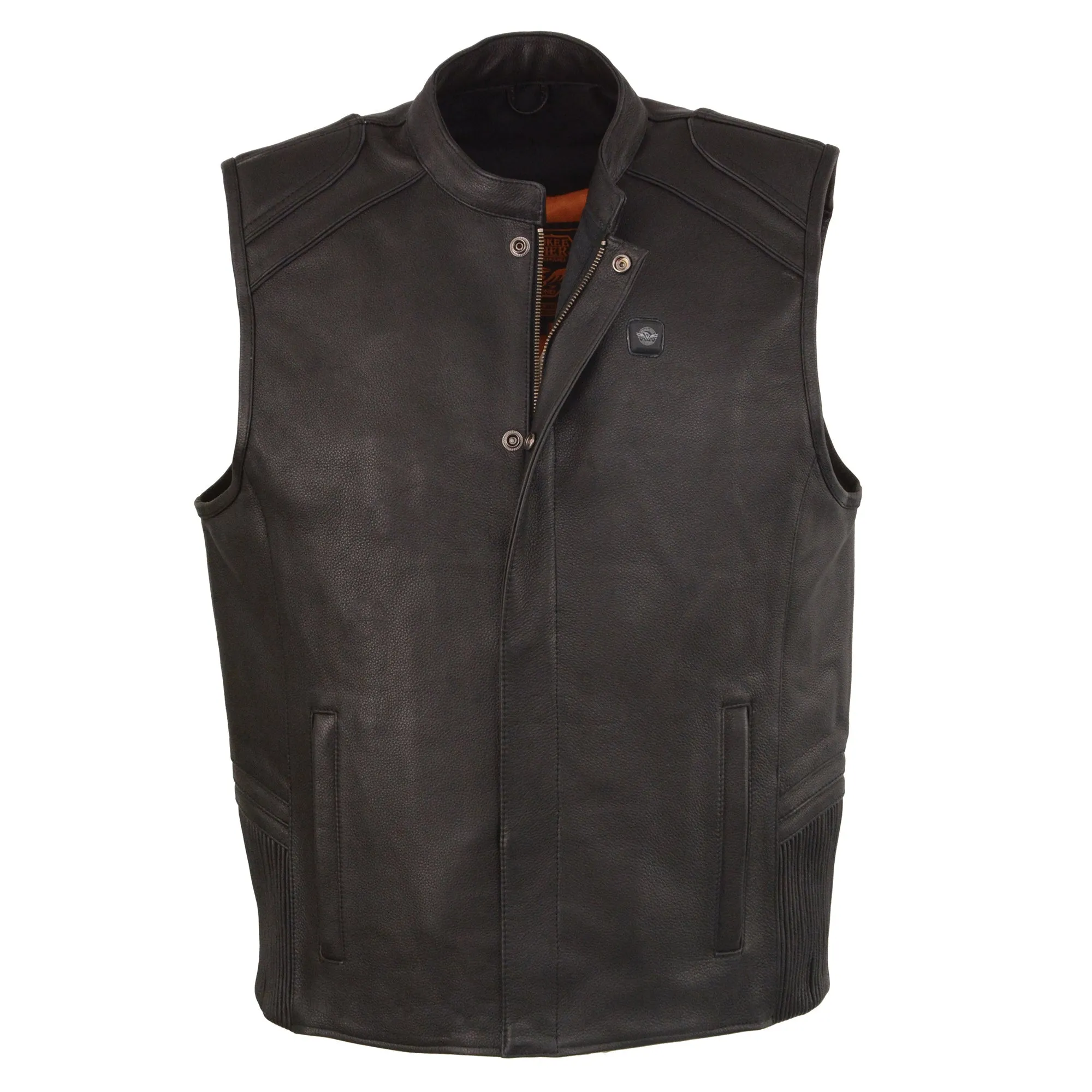 HEATED MLM3523 Men's Zipper Front Vest w/ Heated Technology