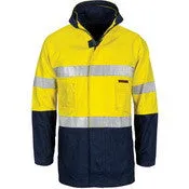 HiVis "4 IN 1" Cotton Drill Jacket with Generic R/Tape