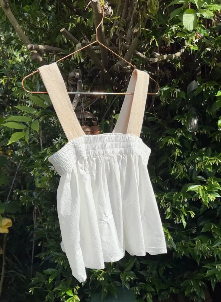 Hope Tank, white shapes sample, size S