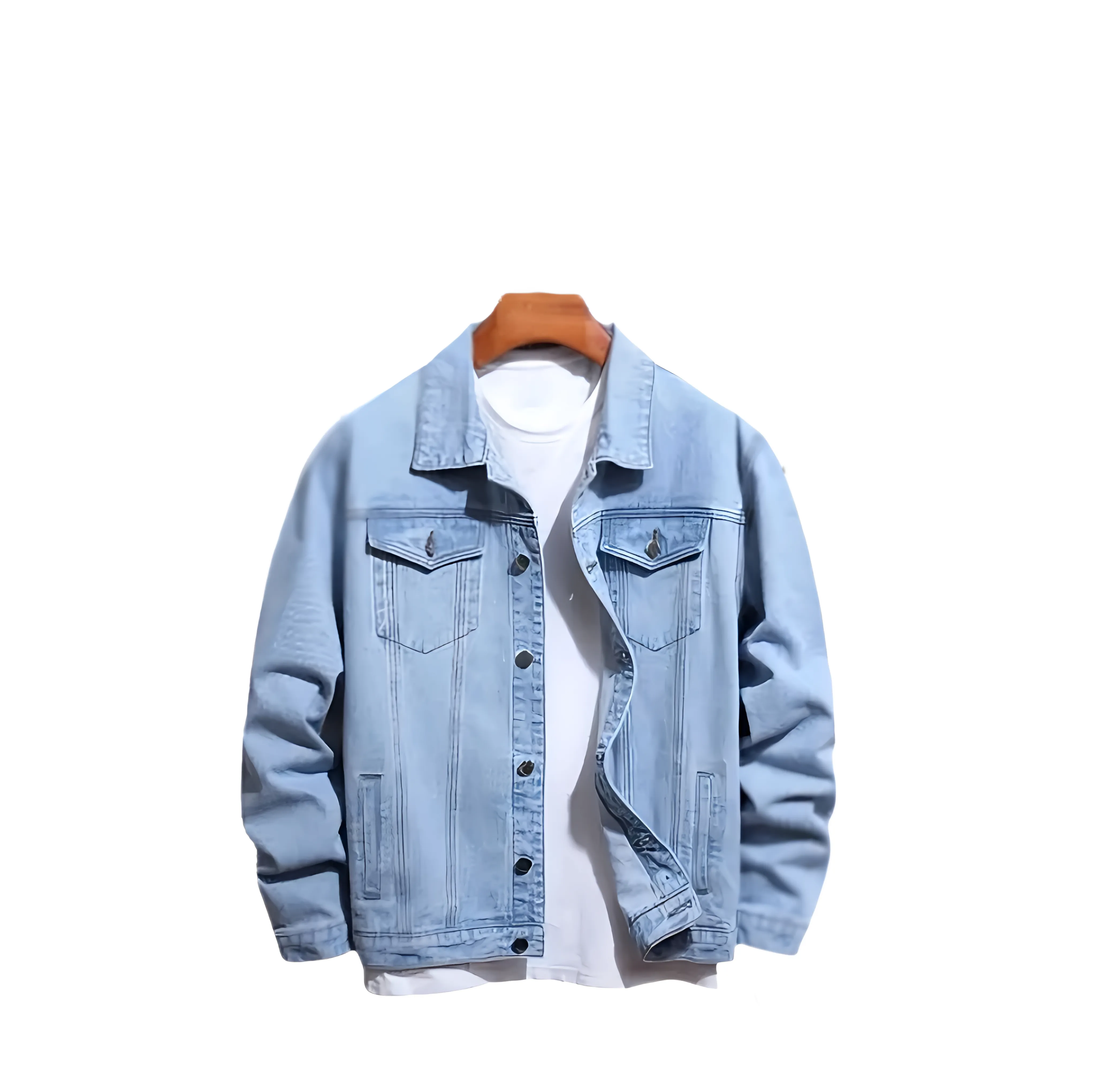 Ice Blue Denim Jacket Unisex