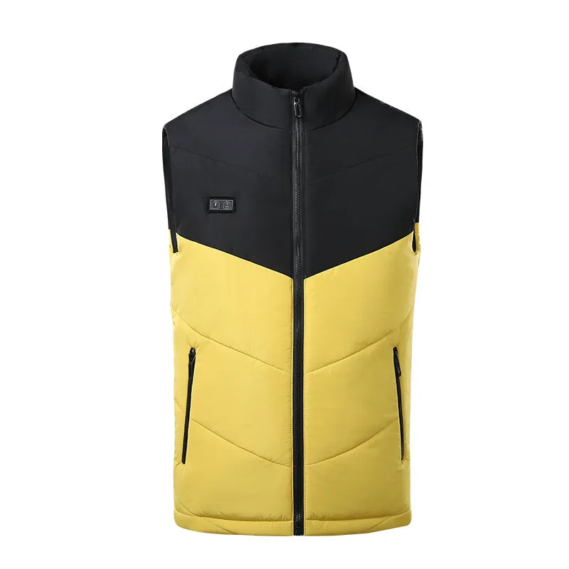 INTELLIGENT COLOR BLOCKING DUAL CONTROL ELEVEN ZONE HEATING VEST TANK