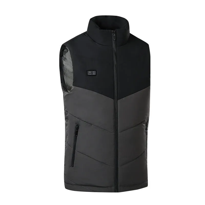 INTELLIGENT COLOR BLOCKING DUAL CONTROL ELEVEN ZONE HEATING VEST TANK