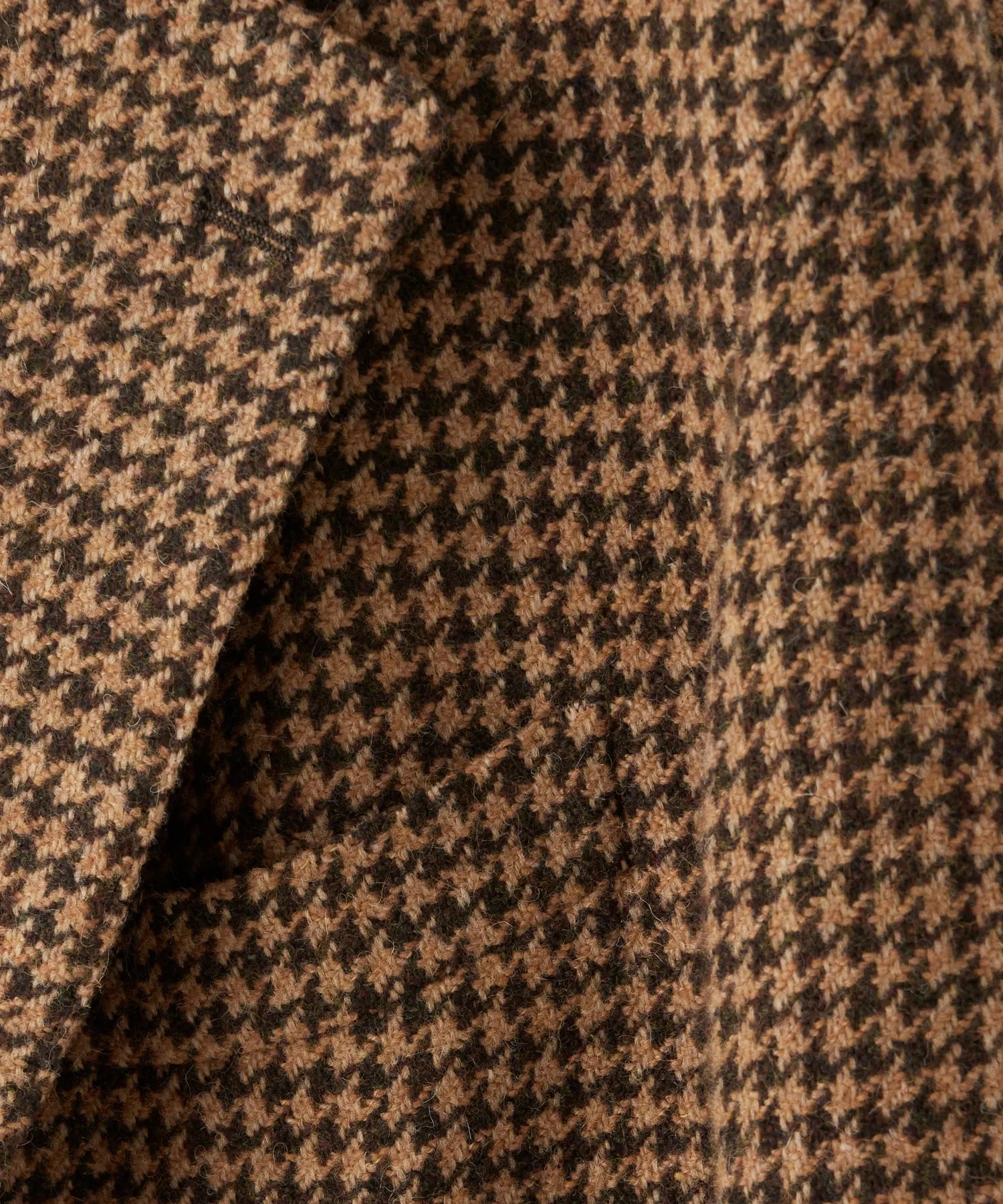 Italian Sport Coat in Brown Houndstooth