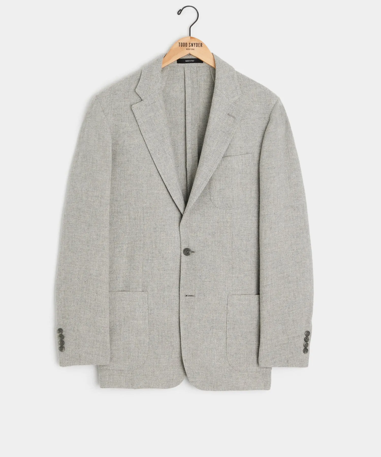 Italian Wool Sport Coat in Light Grey