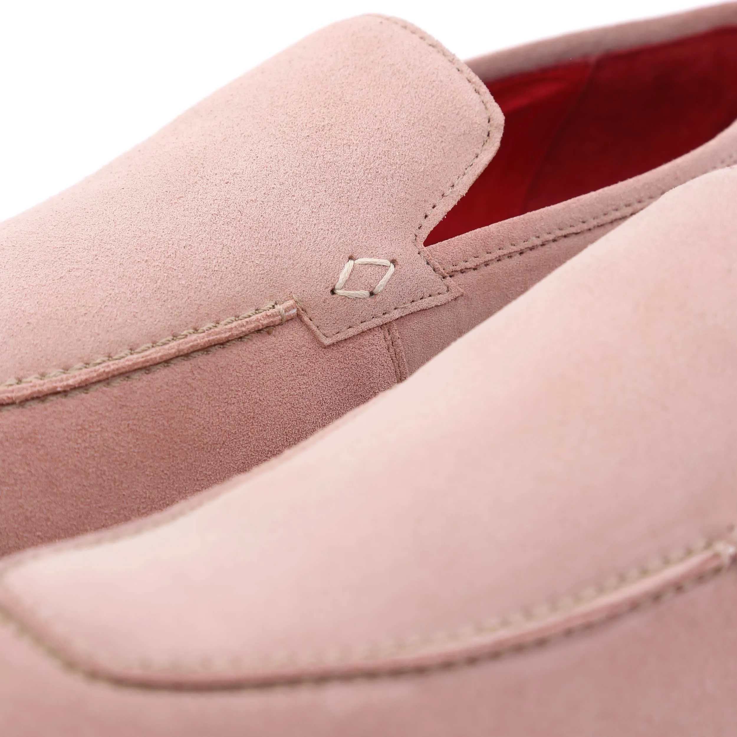 Jeffery West Jung Shoe in Light Pink Suede