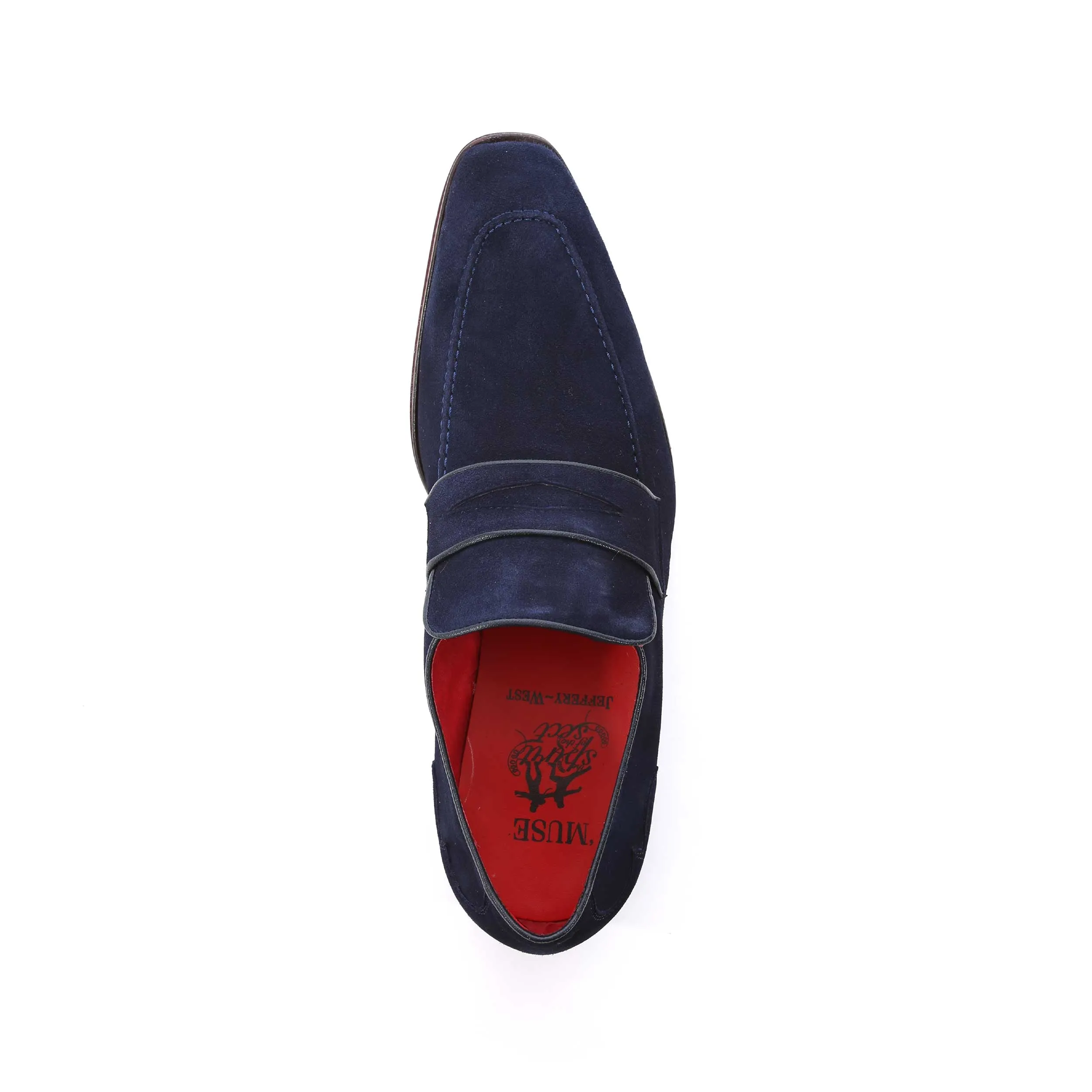 Jeffery West Soprano Shoe in Navy Suede