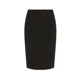 Joan Tailored Wool Crepe Pencil Skirt