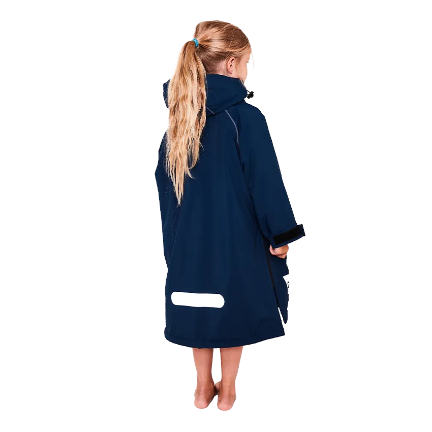 Kids Dry Poncho - Navy