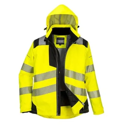 Ladies Women's Warm High Visibility Winter Jacket Portwest RIS 3279 PW382