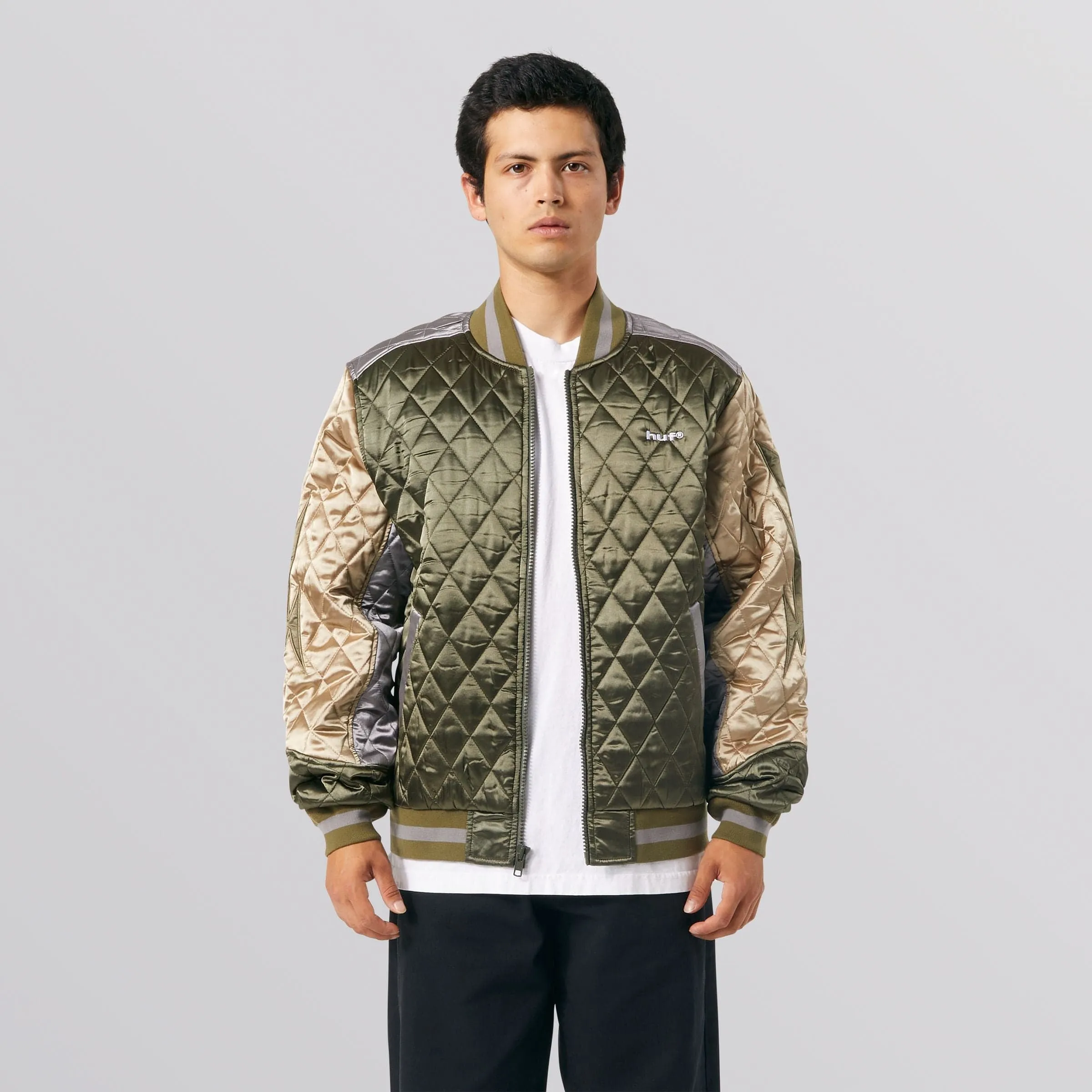 LIGHTNING BOMBER JACKET - OLIVE