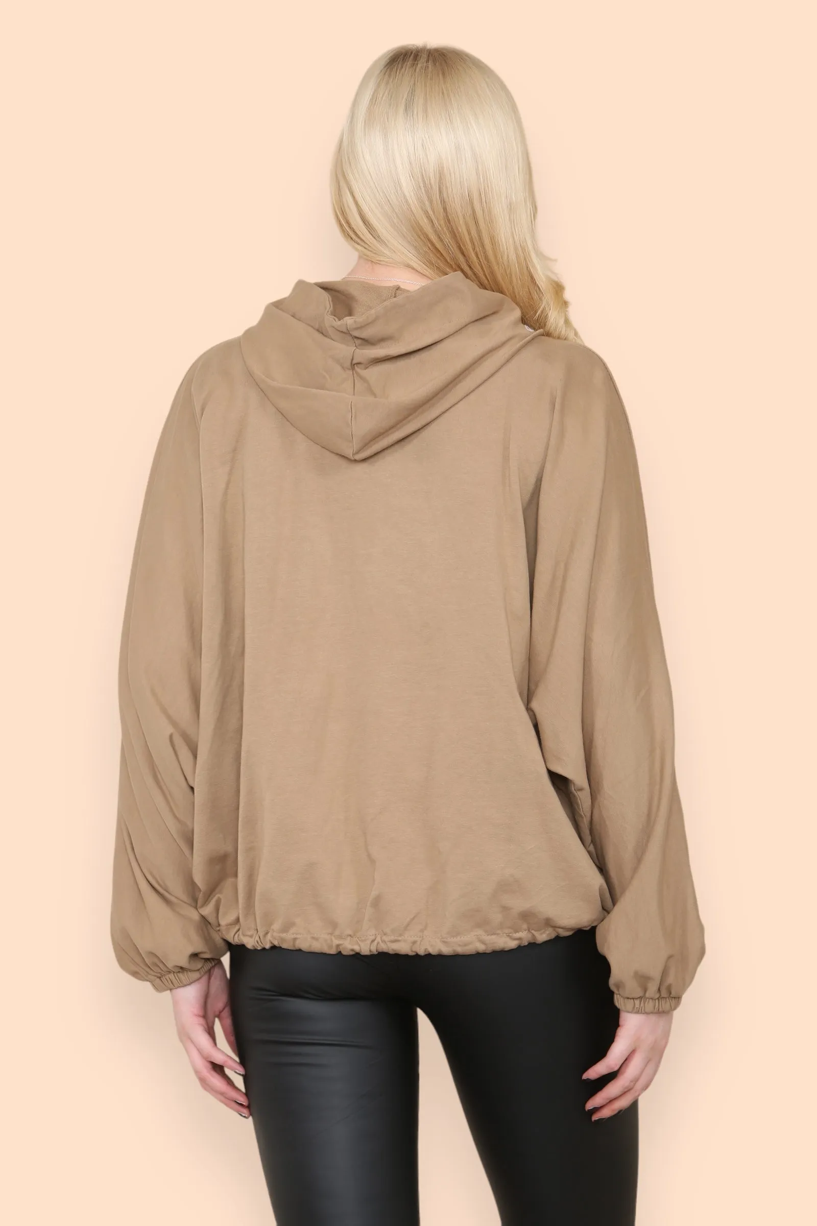 Long Sleeve Zipper With Hood