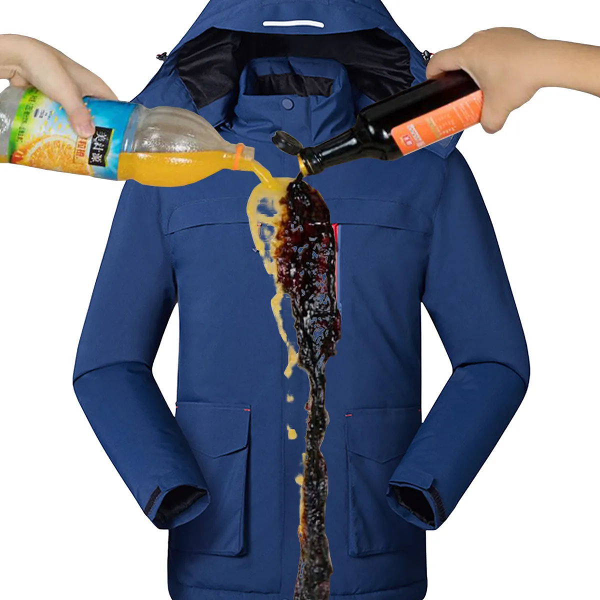 Long Waterproof Heated Trekking Jacket