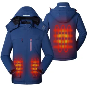 Long Waterproof Heated Trekking Jacket