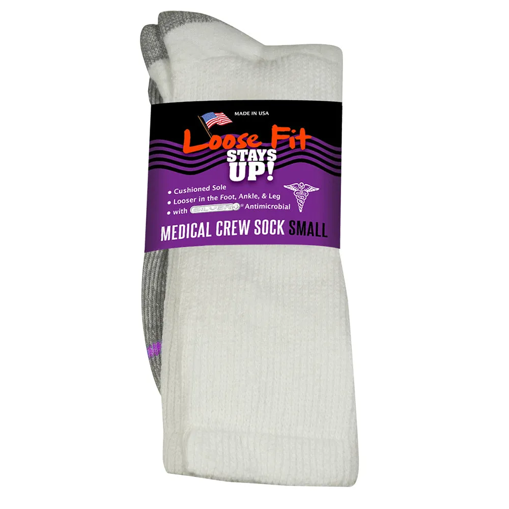 Loose Fit Stays Up Medical Socks