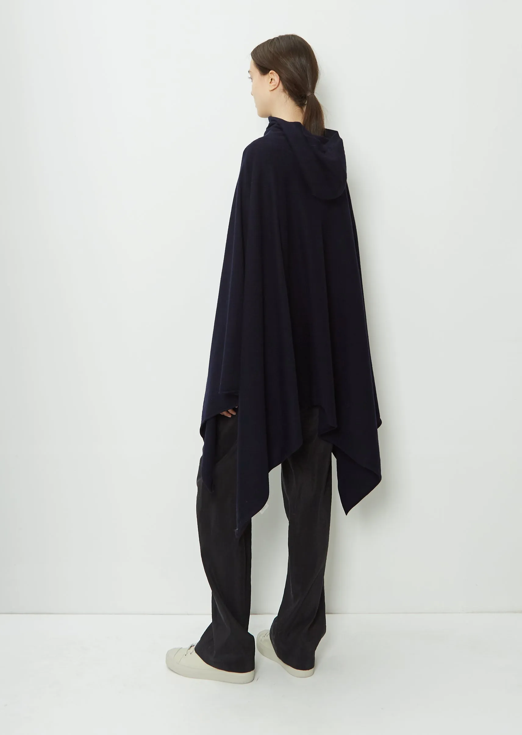 Magna Cashmere Poncho Hoodie