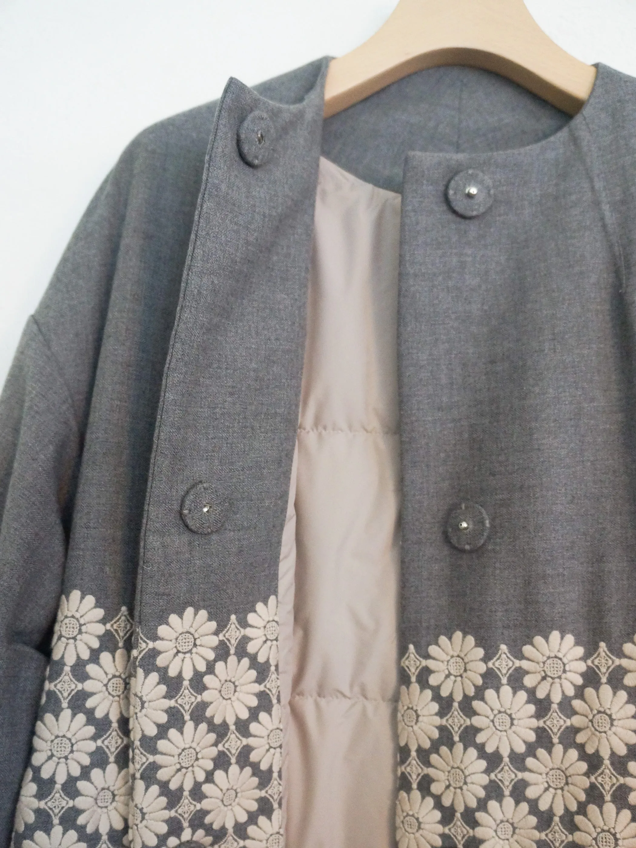 MARGARET EMBROIDERY COAT