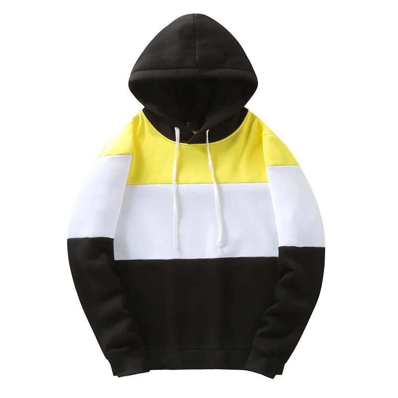 Men Sports Hooded Sweater Coat