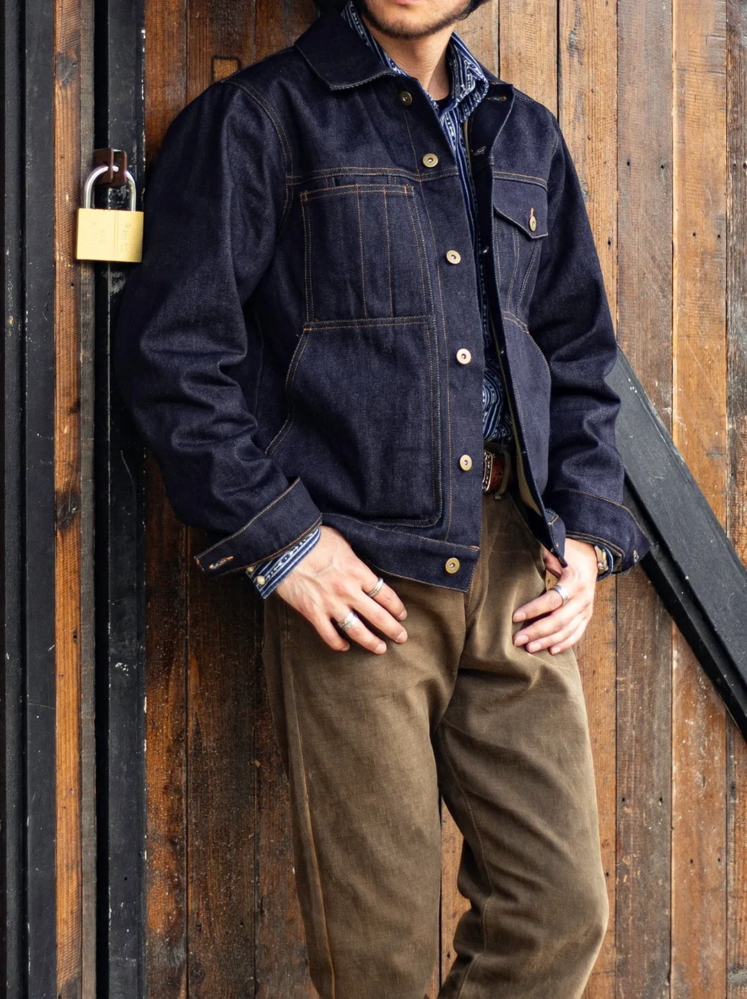 Men's 16.5OZ Denim Cruiser Jacket