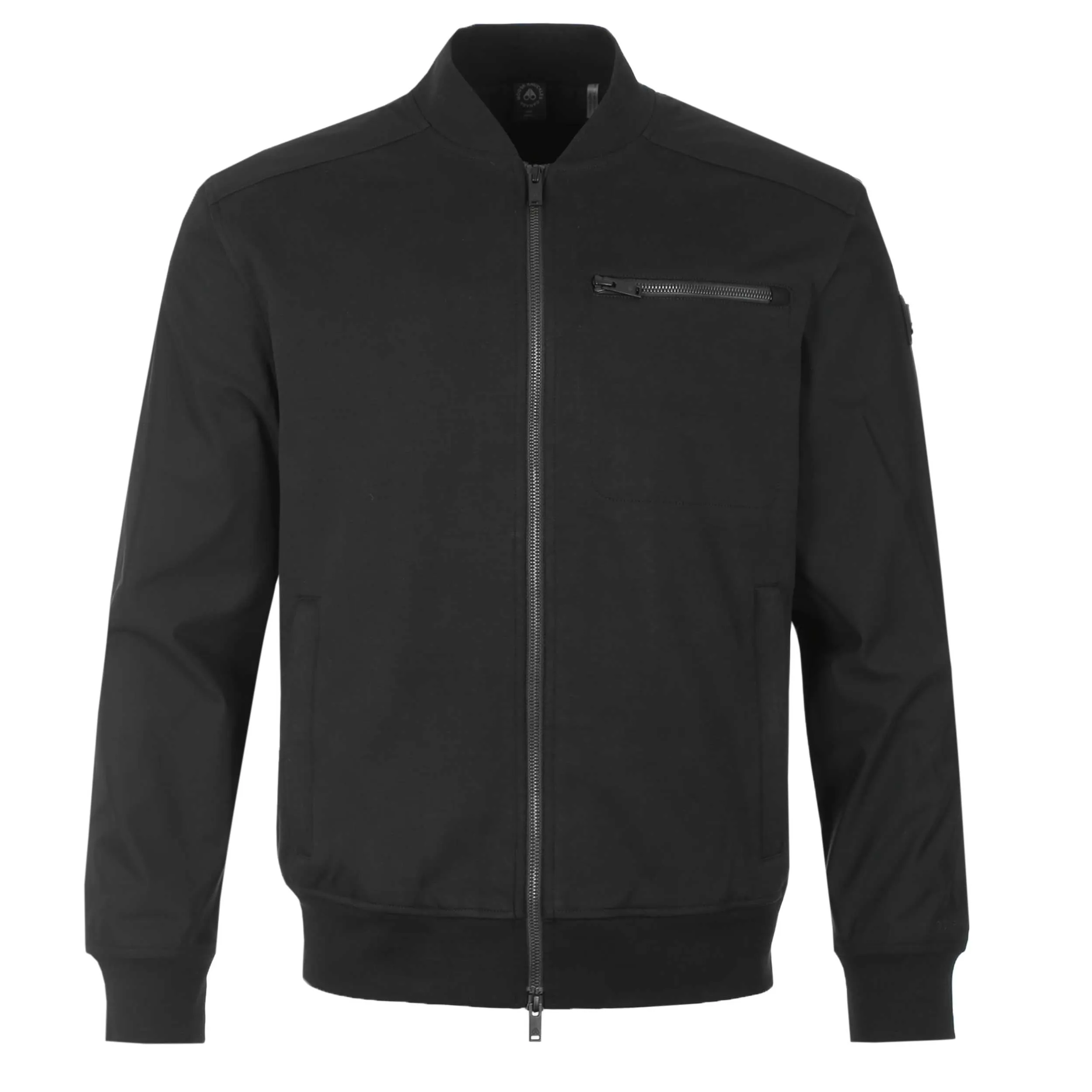 Moose Knuckles Perido Bomber Jacket in Black