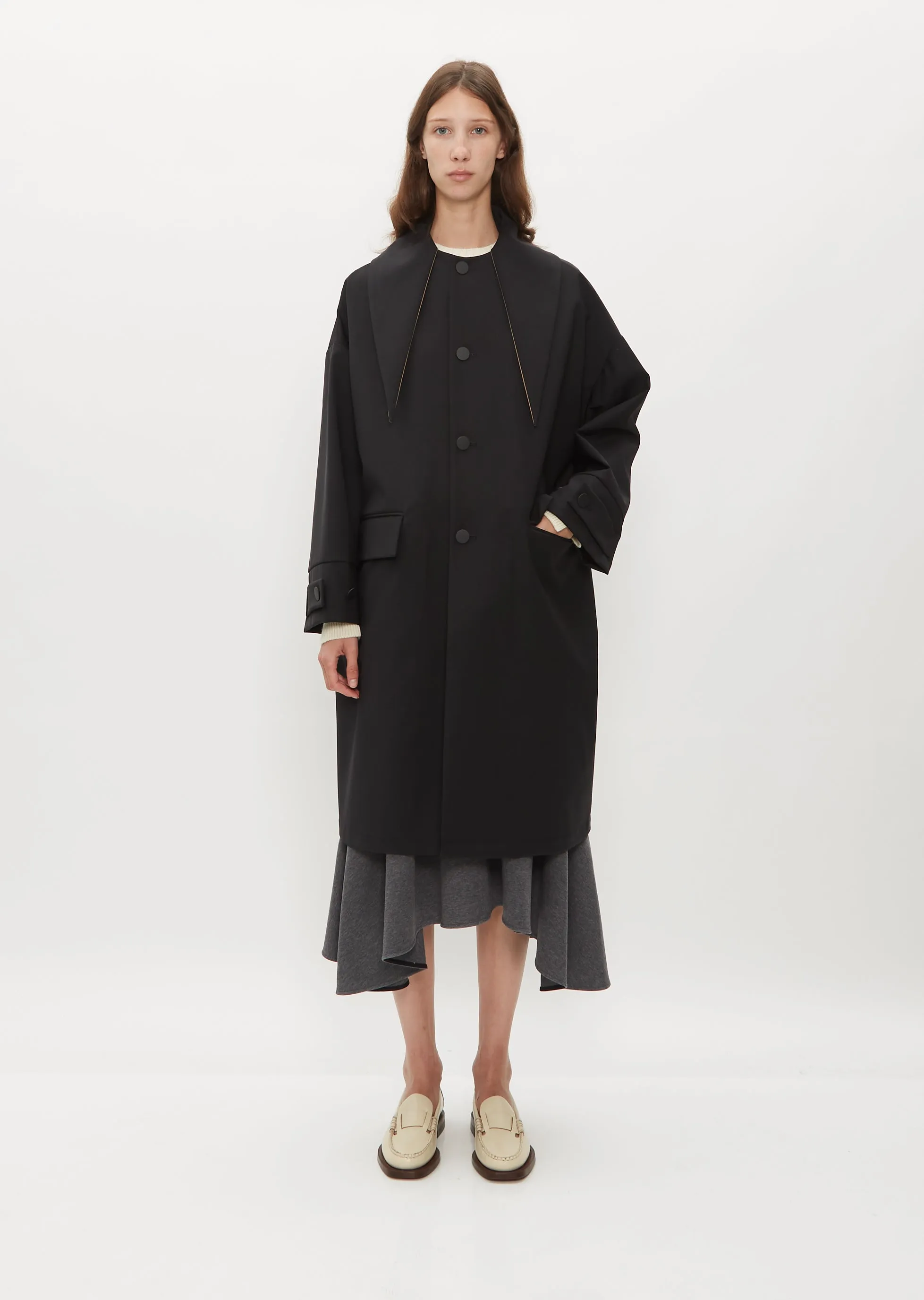 Neck Tie Rain Coat