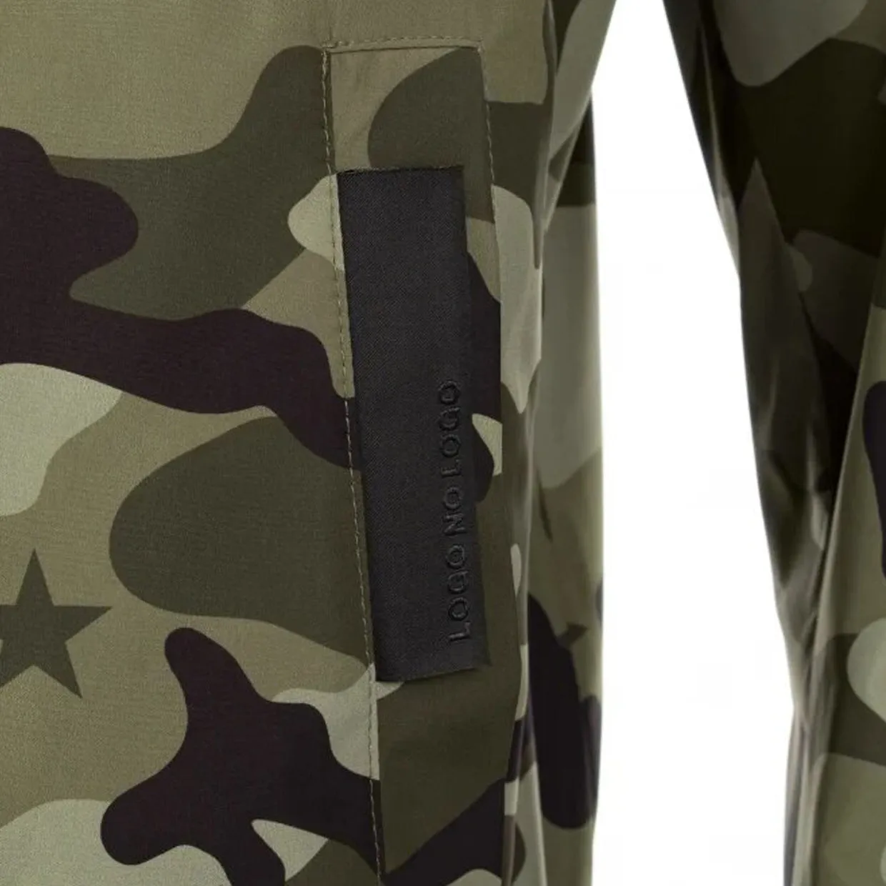 Neil Barrett Thunderbolt Camo Print Reversible Bomber Jacket