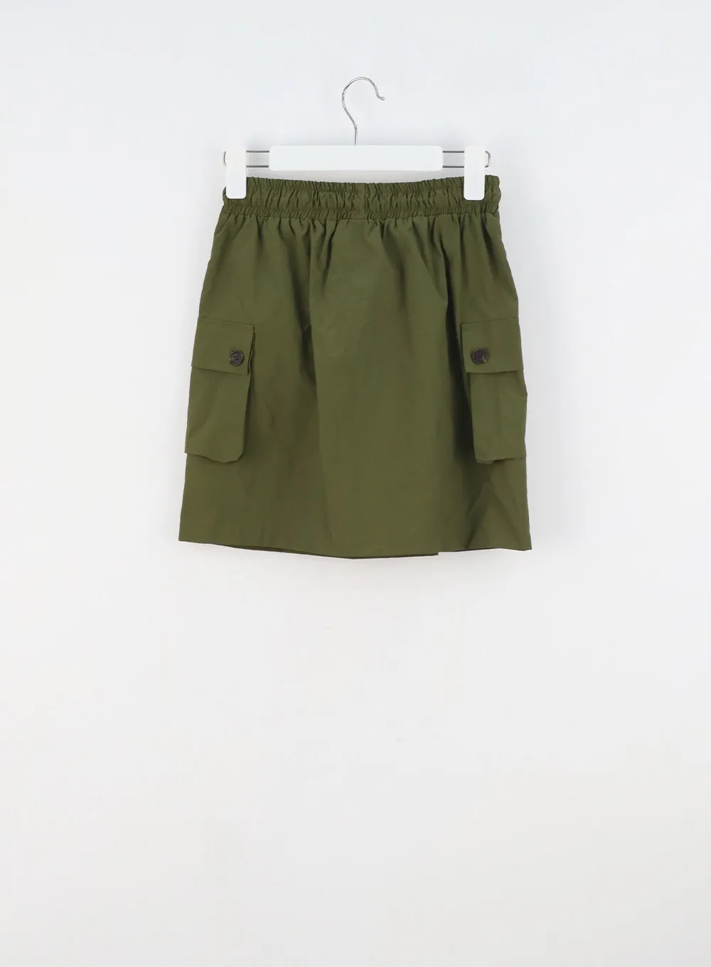 Nylon Cargo Mini Skirt CY309