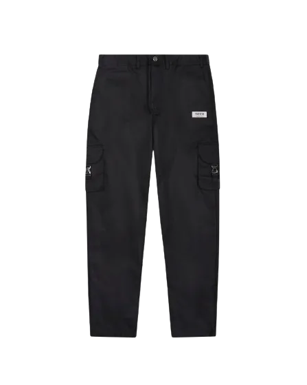 Nylon Cargo Pants – Black