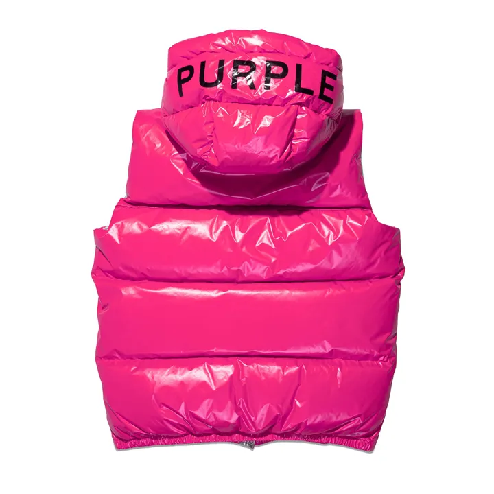 Nylon Puffer Vest (Pink) - P623PPKV423PNK