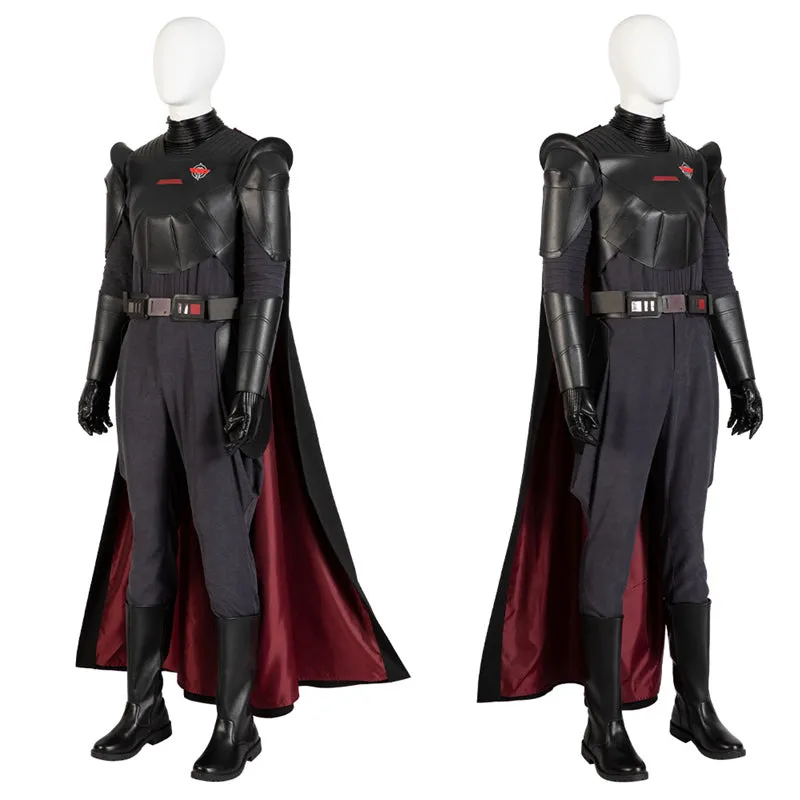 Obi Wan Kenobi Grand Inquisitor Cosplay Costume Star Wars Black Cloak Suit