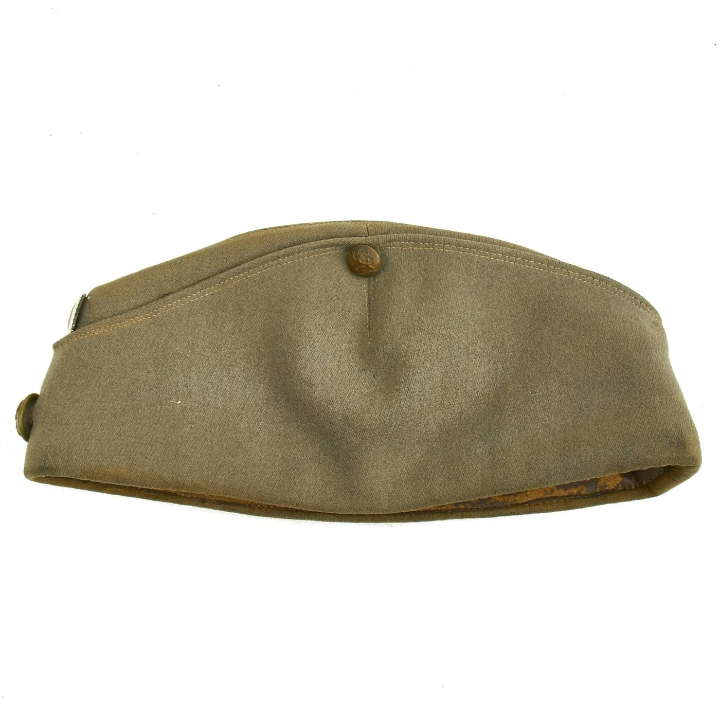 Original Finnish WWII M/22 Overseas Garrison Side Cap with Insignia