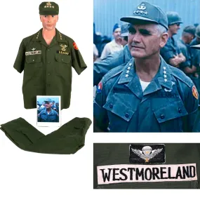 Original U.S. Vietnam War General William Westmoreland Vietnamese Made “Second Model Type II” Jungle Fatigues Uniform Set - Formerly A.A.F. Tank Museum