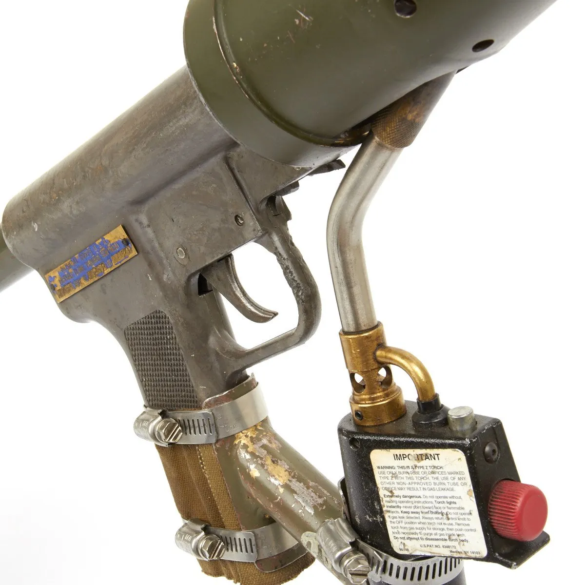 Original U.S. WWII M2-2 Flamethrower Dated 1945