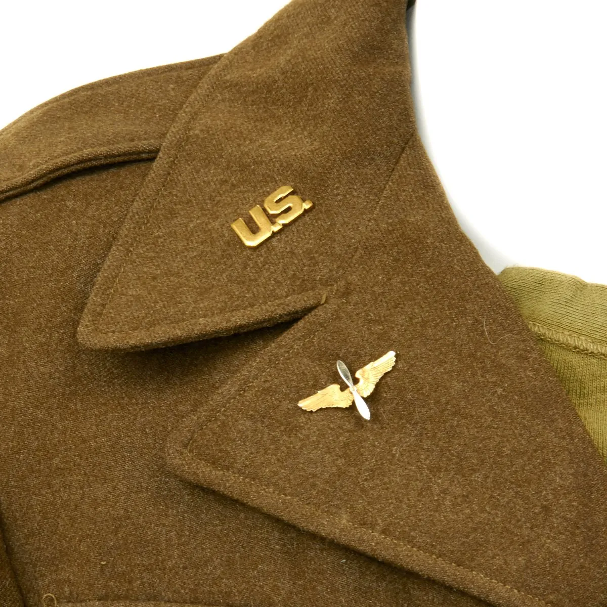 Original U.S. WWII Named 5th Air Force Officer Grouping in Trunk