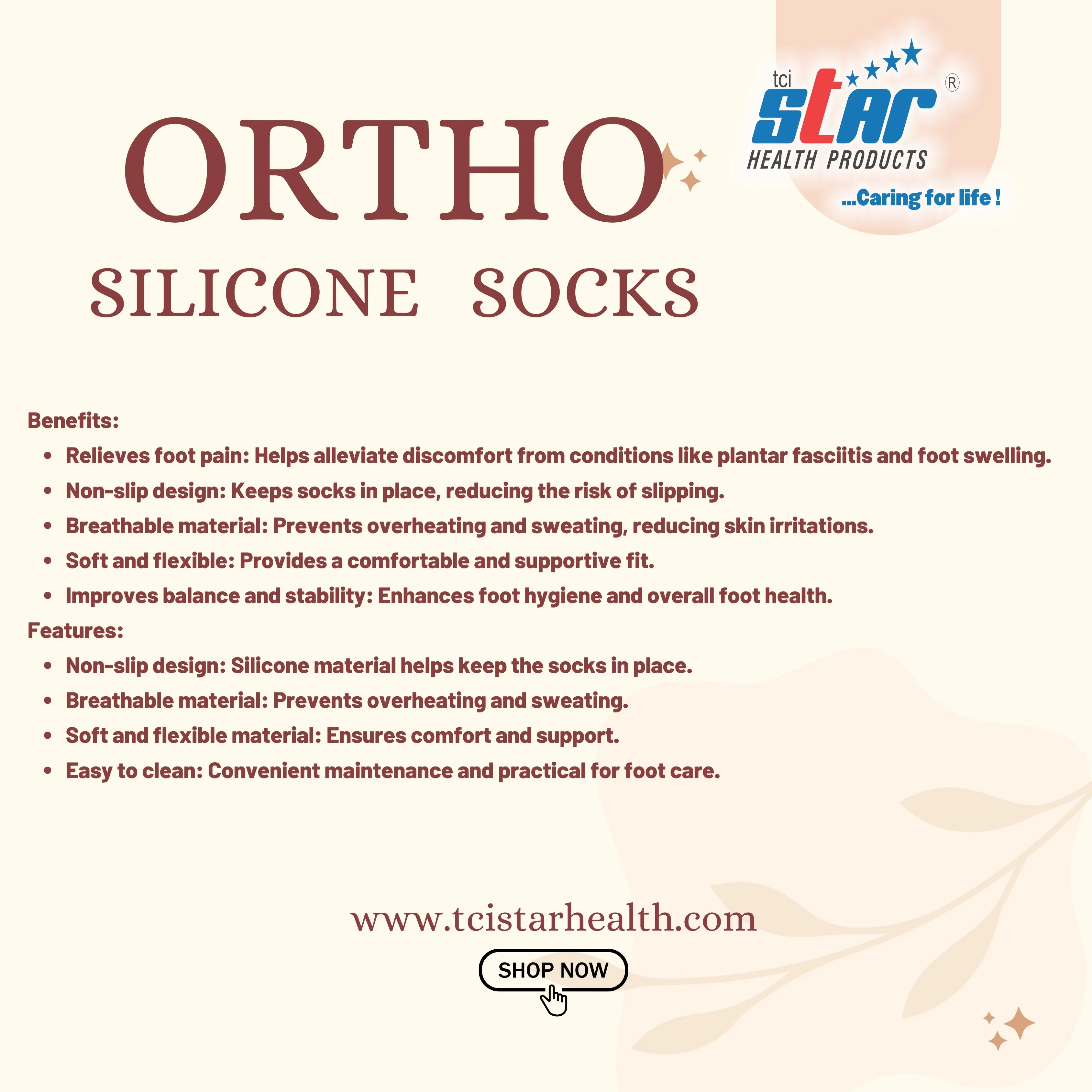 Ortho Silicone Socks