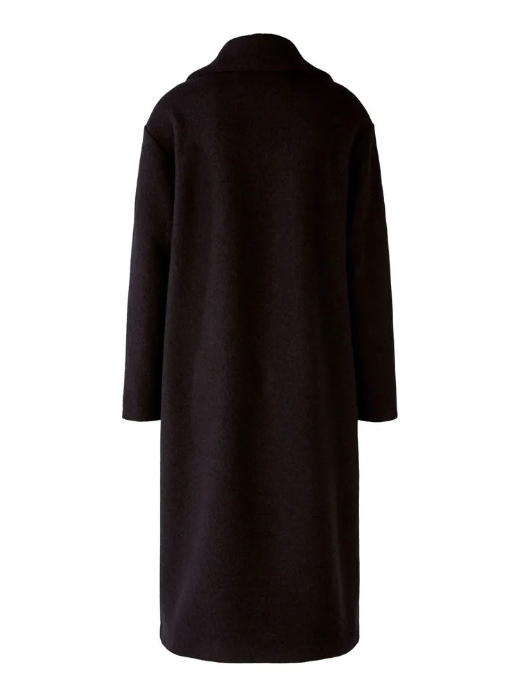 Oui Wool Coat Black