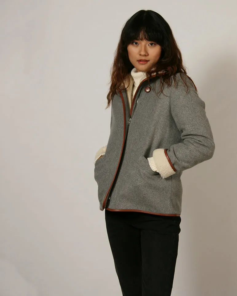 Paolo Coat Cloud Grey