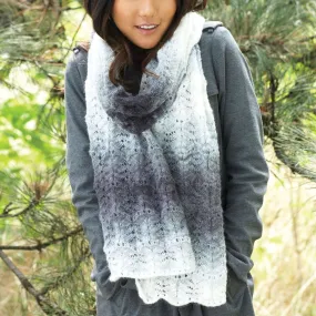 Patons Knit Lofty Ripple Scarf