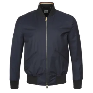 Paul Smith Regular Fit Bomber Jacket in Navy