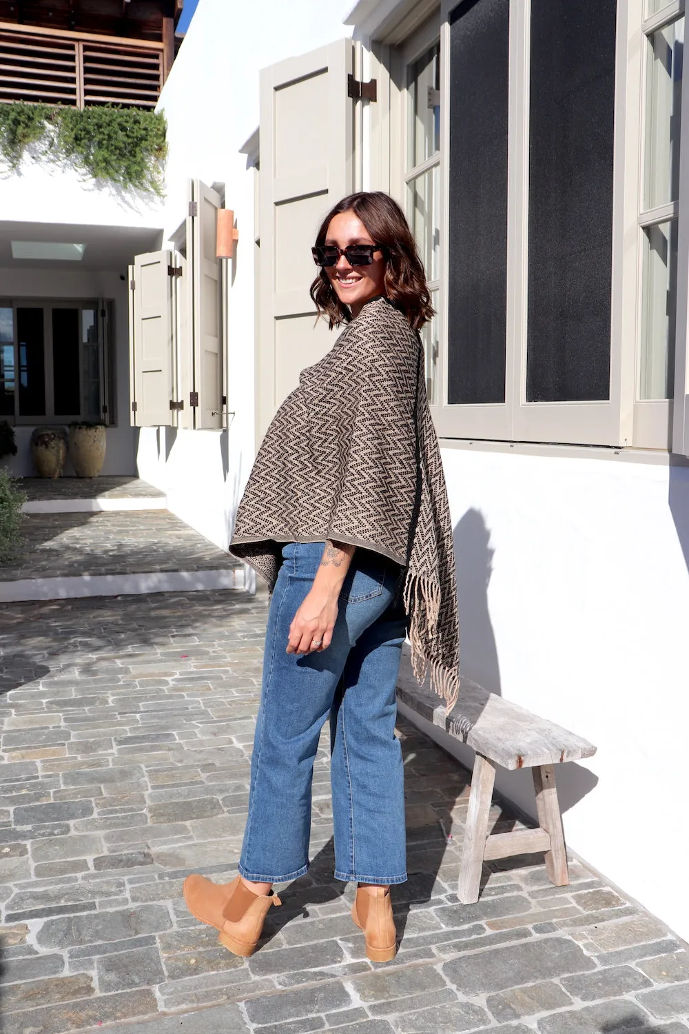 Perisher Knit Poncho