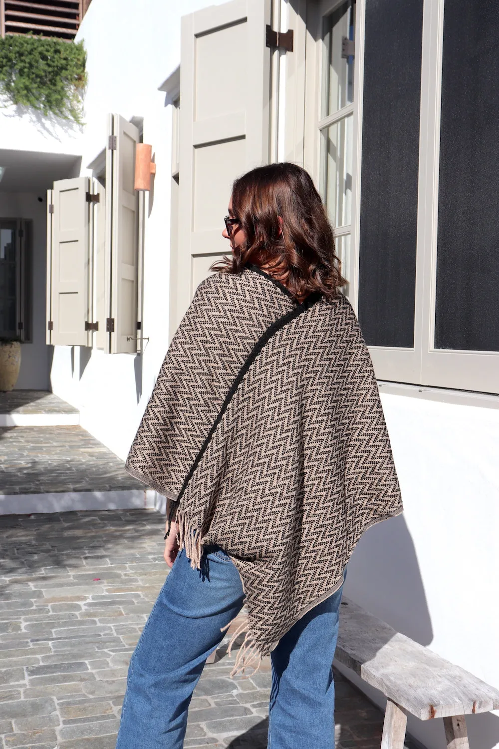 Perisher Knit Poncho