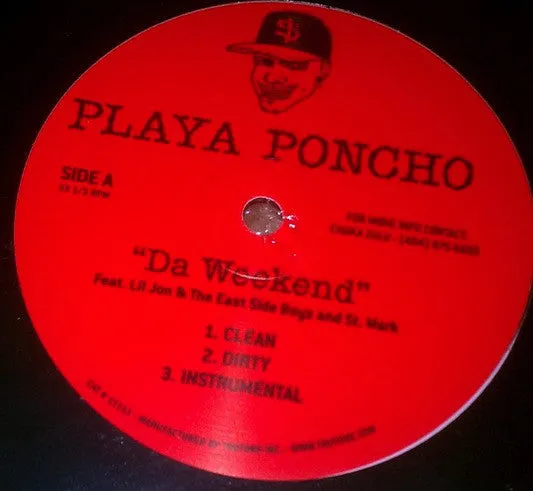 Playa Poncho - Da Weekend (12") (M)