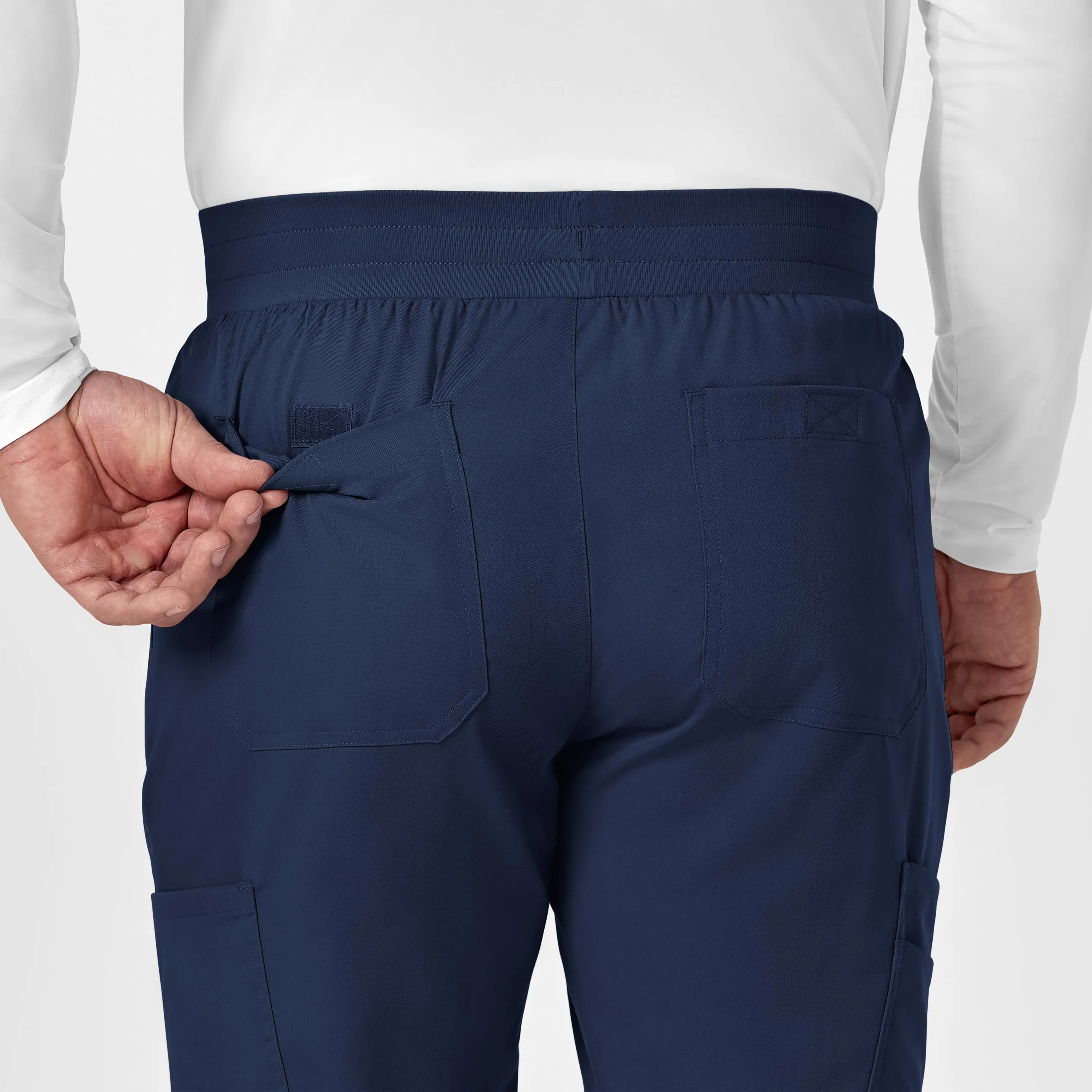 PRO Men's Cargo Jogger Scrub Pant - Navy