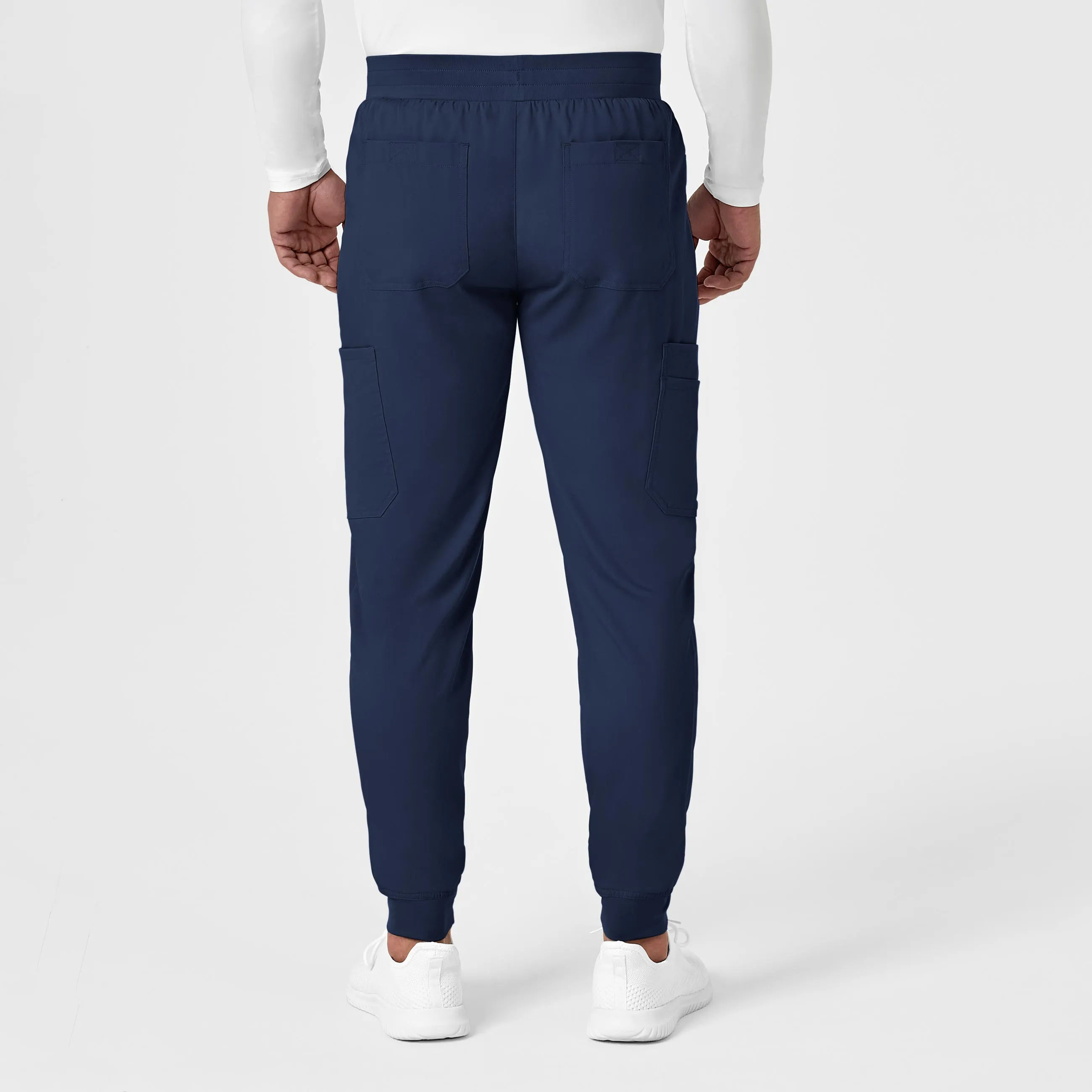 PRO Men's Cargo Jogger Scrub Pant - Navy