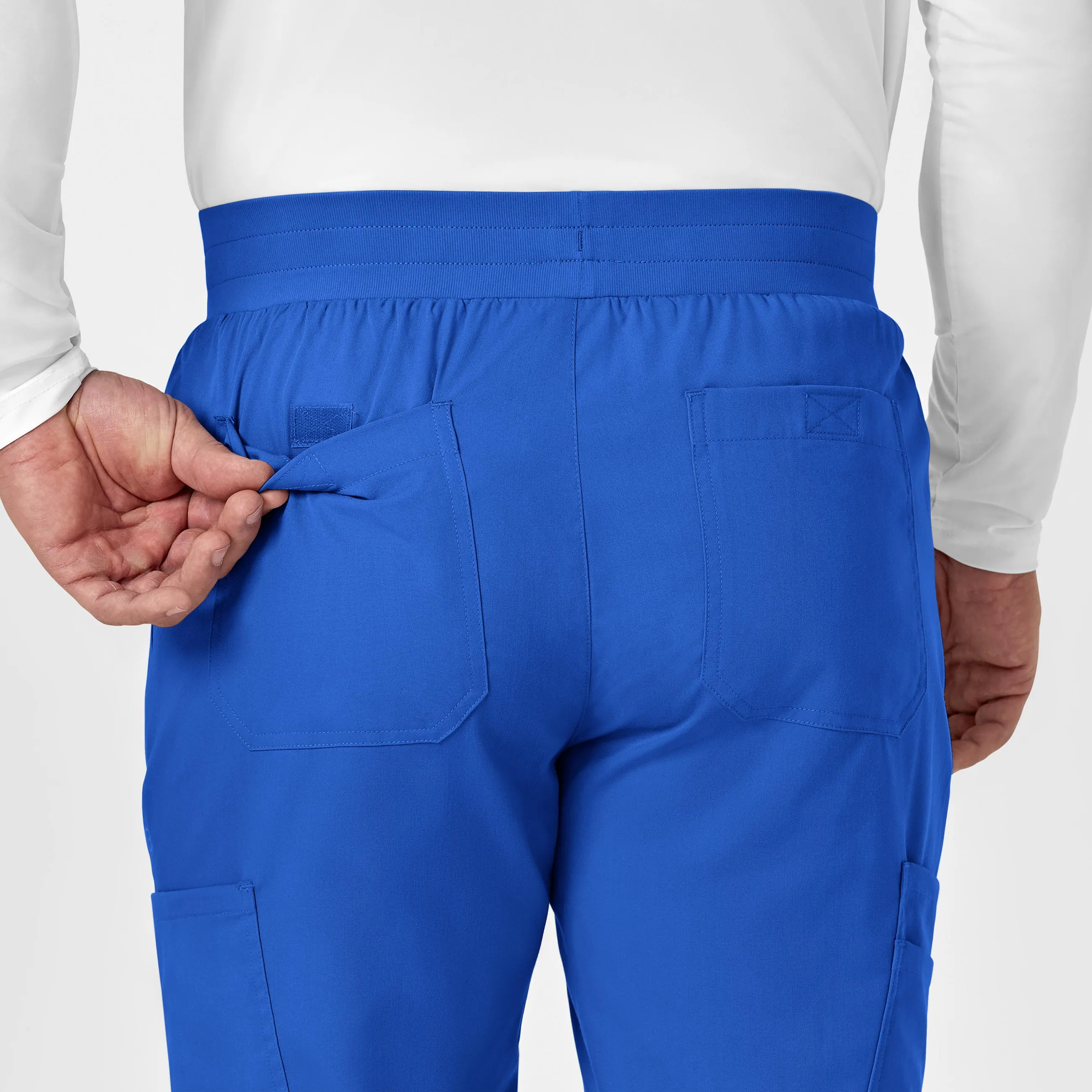 PRO Men's Cargo Jogger Scrub Pant - Royal