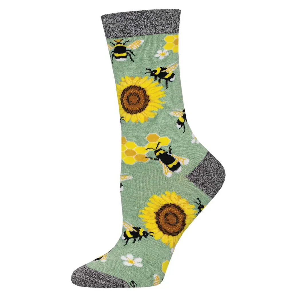 Queen Bee Women's Crew Socks - 3 Pack