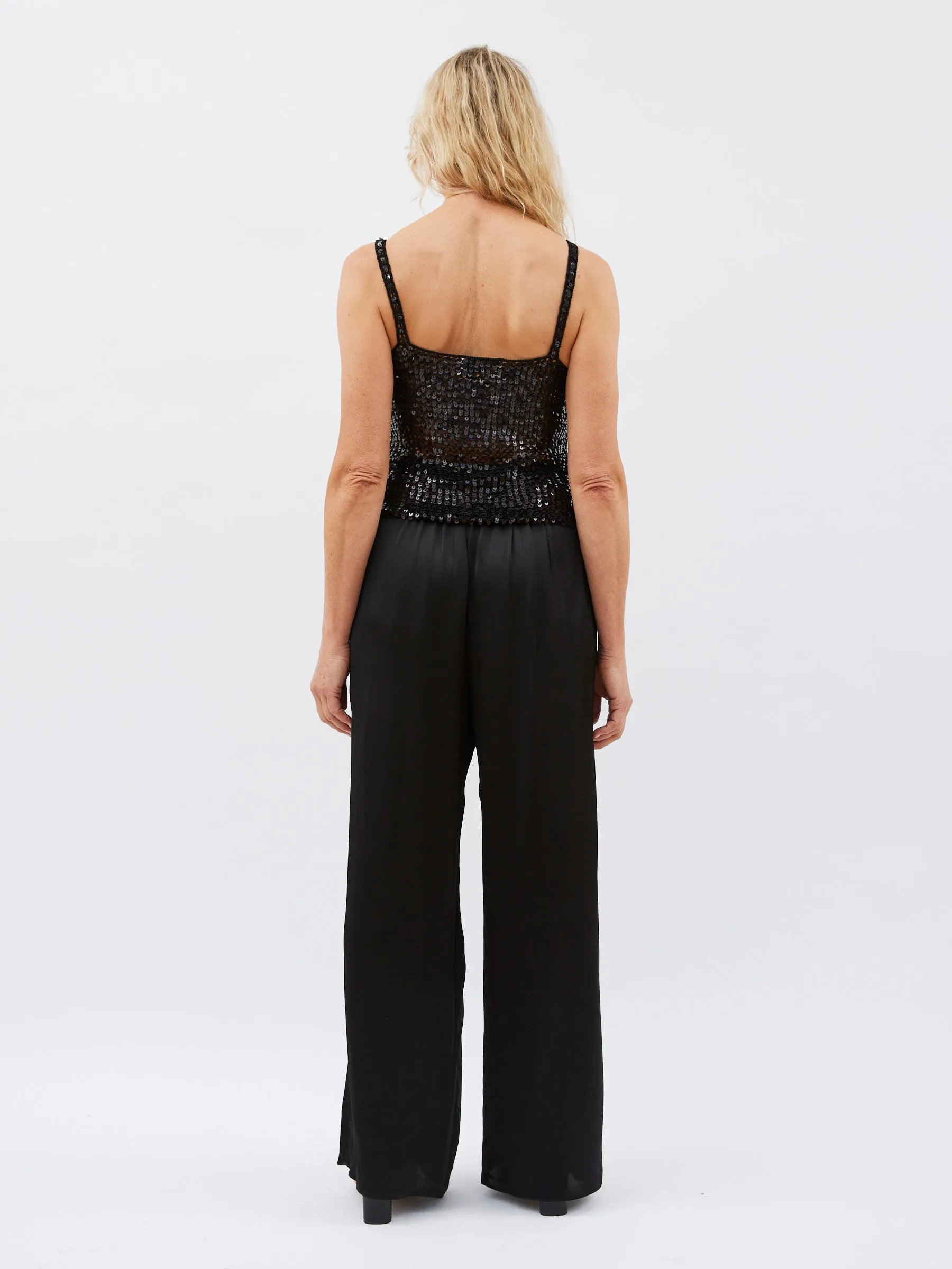 Relaxed Satin Pant