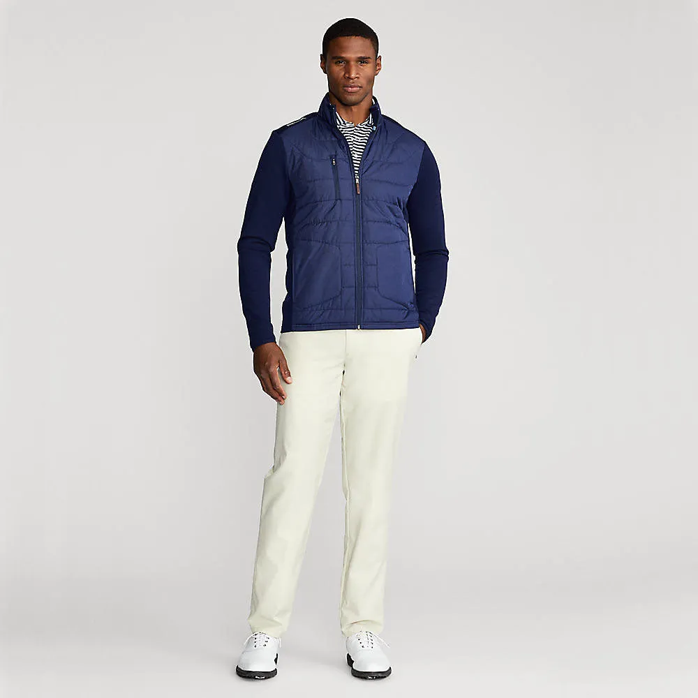 RLX Ralph Lauren Cool Wool Full Zip Golf Jacket - French Navy