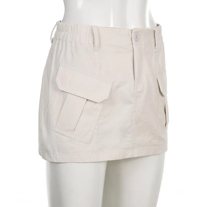 Ruth Y2k Cargo Skirt