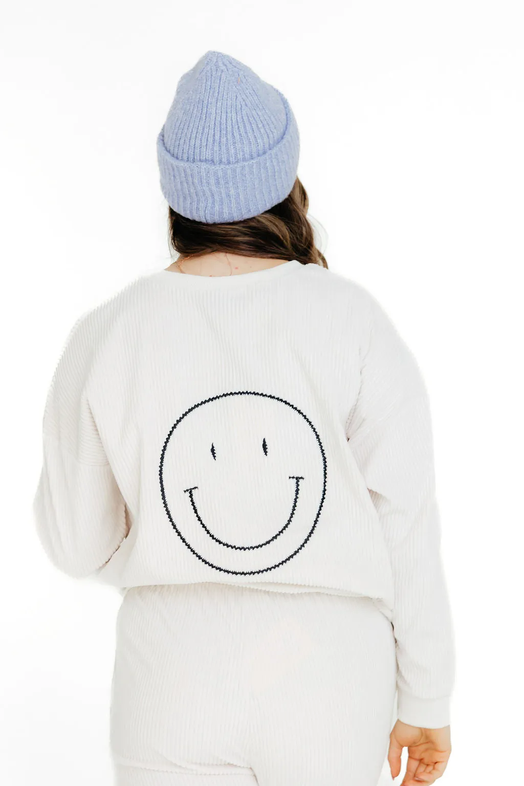 Sandy Corduroy Pullover-Cream