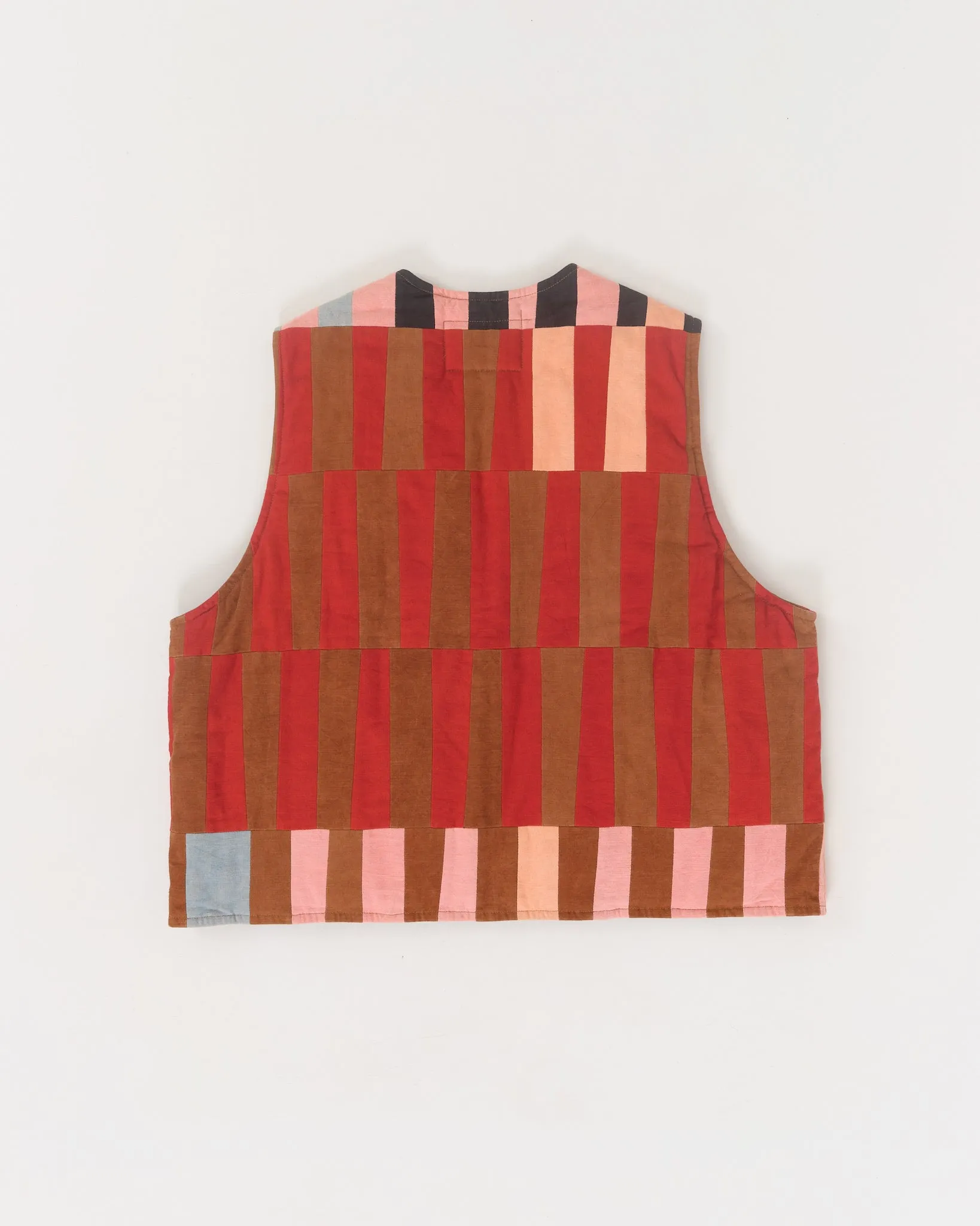 Saturn Vest - Stripe Patchwork